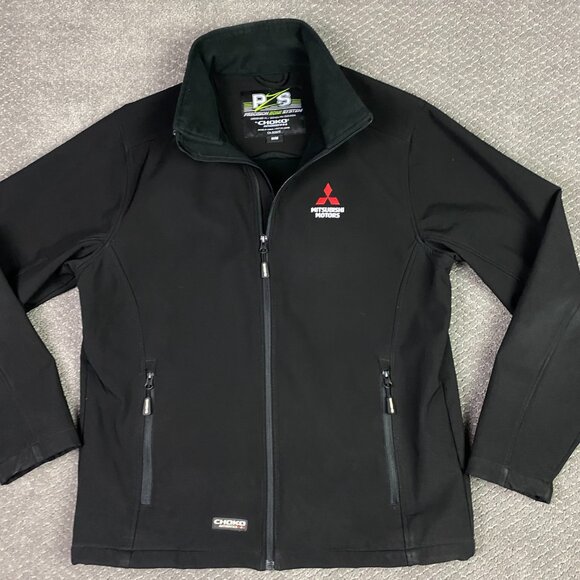 Mitsubishi Motors Soft Shell Jacket Men's Medium Black Choko PZS Precision Zone - Picture 5 of 11